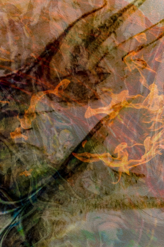 Keeping Warm by artist Michael Wright